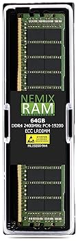 NEMIX RAM 64GB (1X64GB) DDR4 2400MHZ PC4-19200 4Rx4 1.2V
